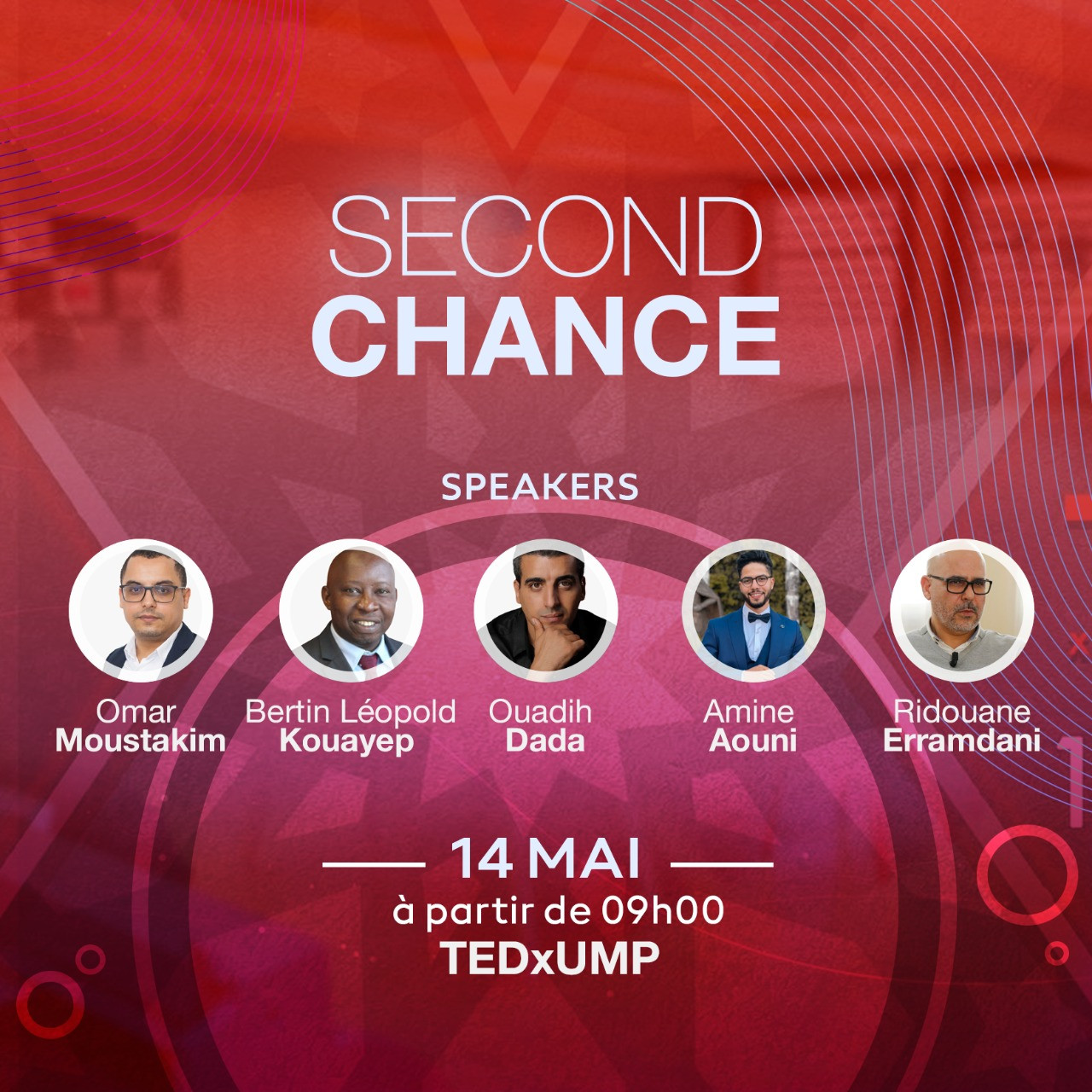 TEDxUMP :Second chance SPEAKERS